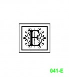 Ekslibrisas E