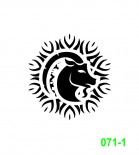 Ekslibrisas - zodiako ženklas Ožiaragis