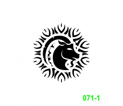 Ekslibrisas - zodiako ženklas Ožiaragis