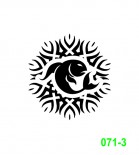 Ekslibrisas - zodiako ženklas Žuvis