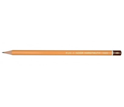 Grafitinis pieštukas be trintuko  KOH-I-NOOR 1500 2B