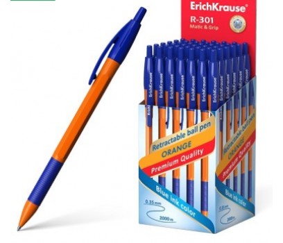 Automatinis tušinukas Orange ErichKrause  0,35mm mėlynos sp.