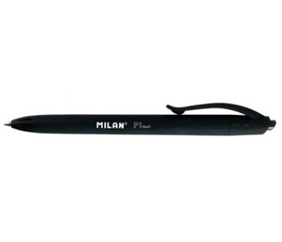 Automatinis tušinukas Milan P1  0,7mm juodos sp.