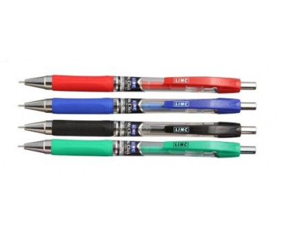 Automatinis tušinukas Linc Mr.Click 0,7mm juodos sp.