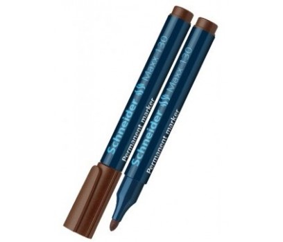 Žymeklis permanentinis Schneider Maxx 130 1-3mm rudos sp.