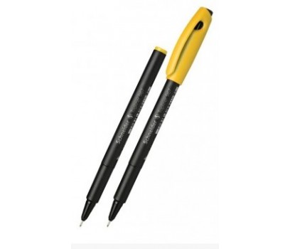 Grafinis rašiklis Schneider Topliner 967  0,4mm geltonos sp.