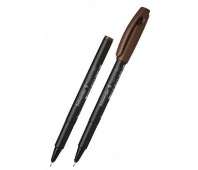 Grafinis rašiklis Schneider Topliner 967  0,4mm rudos sp.