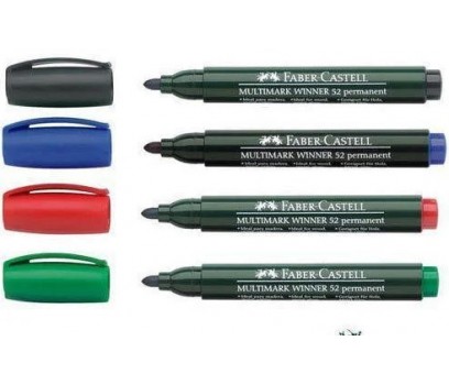 Žymeklis permanentinis  Faber-Castell Winner 52, 2.8mm juodos sp.