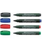 Žymeklis permanentinis  Faber-Castell Winner 52, 2.8mm raudonos sp.