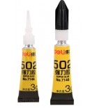 Stiprios fiksacijos klijai Super glue Deli 502   3g