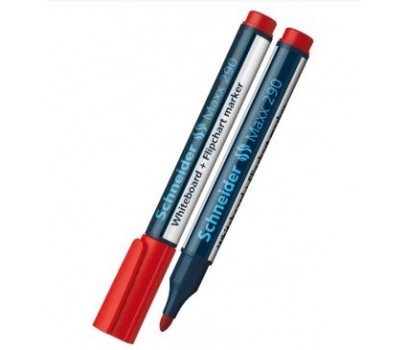 Žymeklis baltai lentai Schneider Maxx 290  2-3mm  raudonos sp.