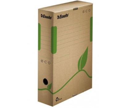 Archyvinė dėžė Esselte ECO 8cm rudos sp.