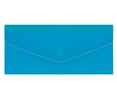 Aplankas - vokas su spaustuku DL EconoMix  225x116mm  mėlynos sp.