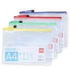 Aplankas su užtrauktuku ir tinkleliu A4 Deli 5654