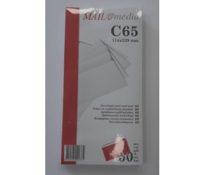 Vokai  C65 (114x229) su juostele 50vnt/pak.