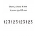 Numeratorius 15912, 9 mm, 12 skaičių